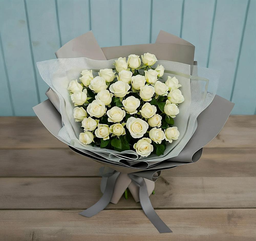 Букет Белоснежная нежность в Тогуре