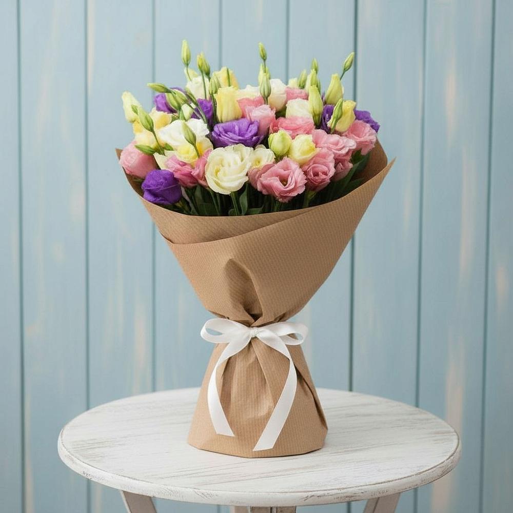 Букет цветов из: Лизиантусы в Тогуре