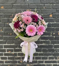 Букет цветов из:  Герберы и Хризантемы в Тогуре