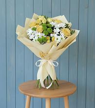 Букет цветов из:  Хризантемы и Розы в Тогуре