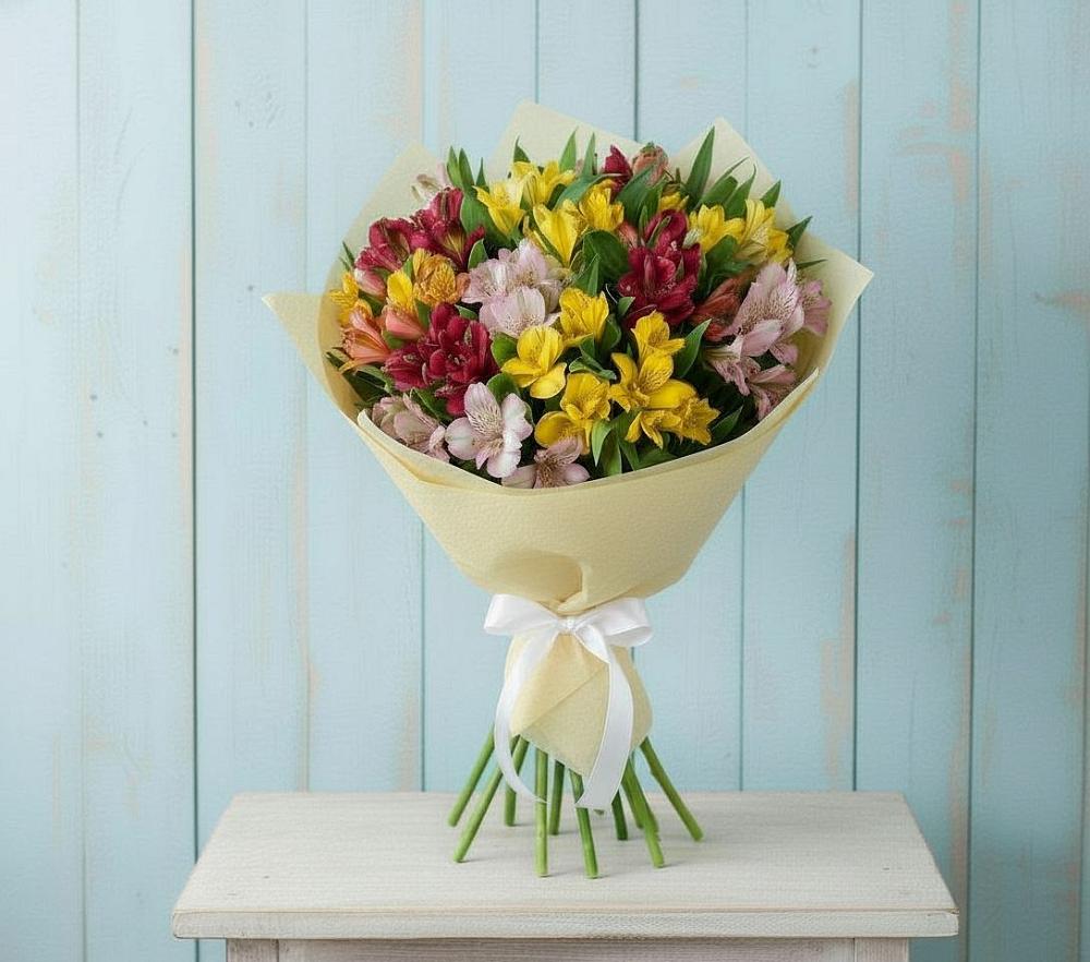 Букет цветов из: Альстромерии в Тогуре