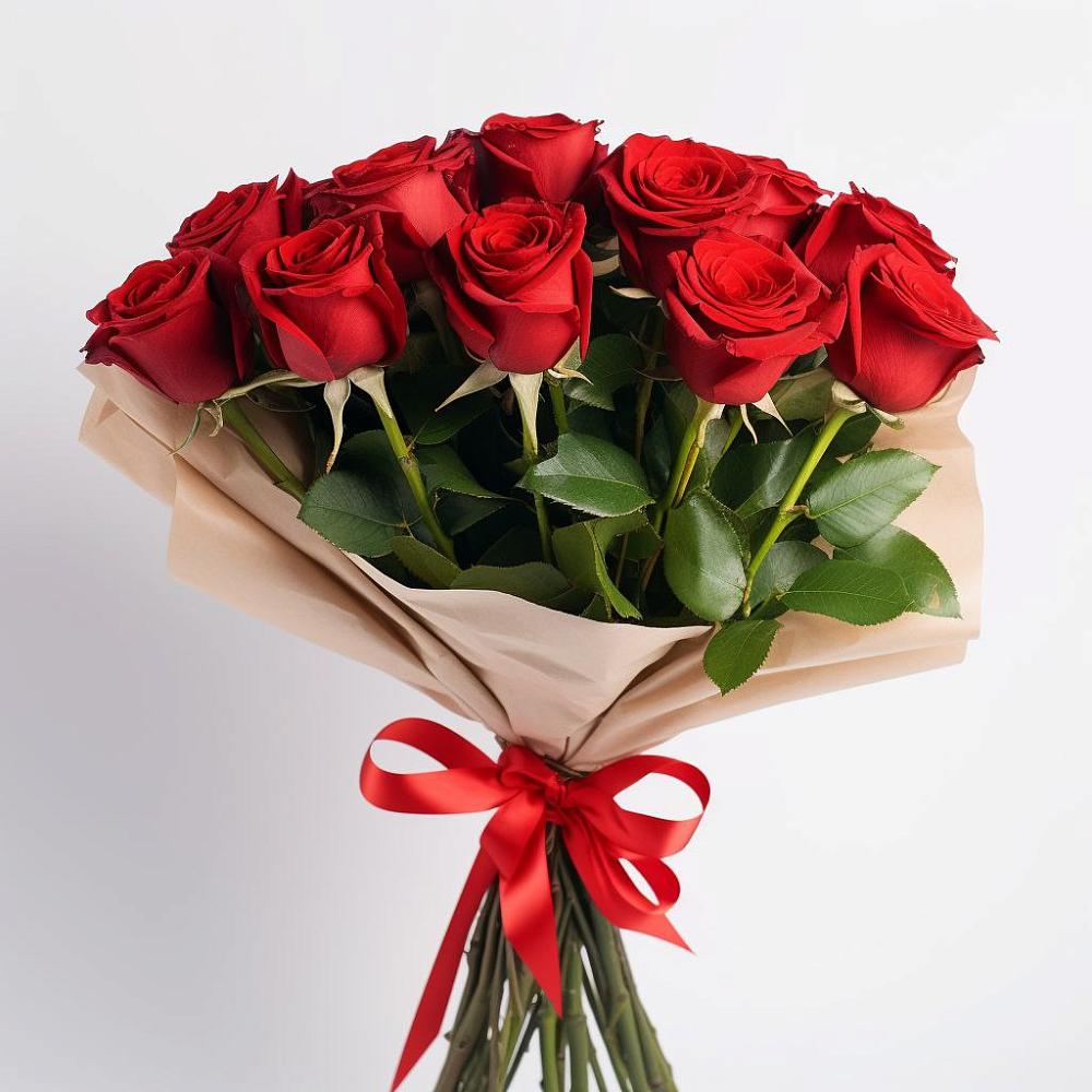 Букет 11 Красных роз Эдлесс Лав в Тогуре