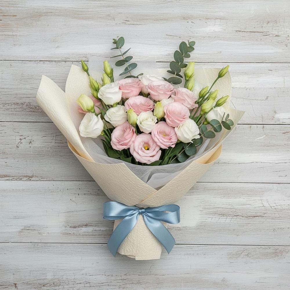 Букет цветов из: Лизиантусы в Тогуре